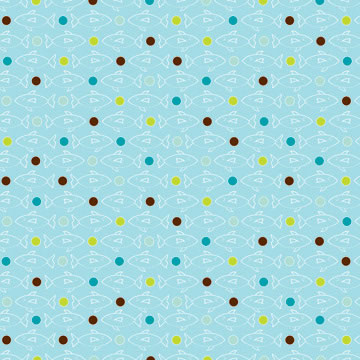 Arctic Frog - Swim With the Fishes 12x12 patterned paper  (pack of 10)